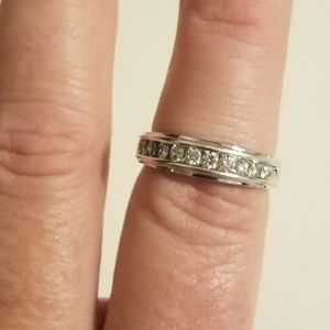 14k white gold diamond channel(sold)